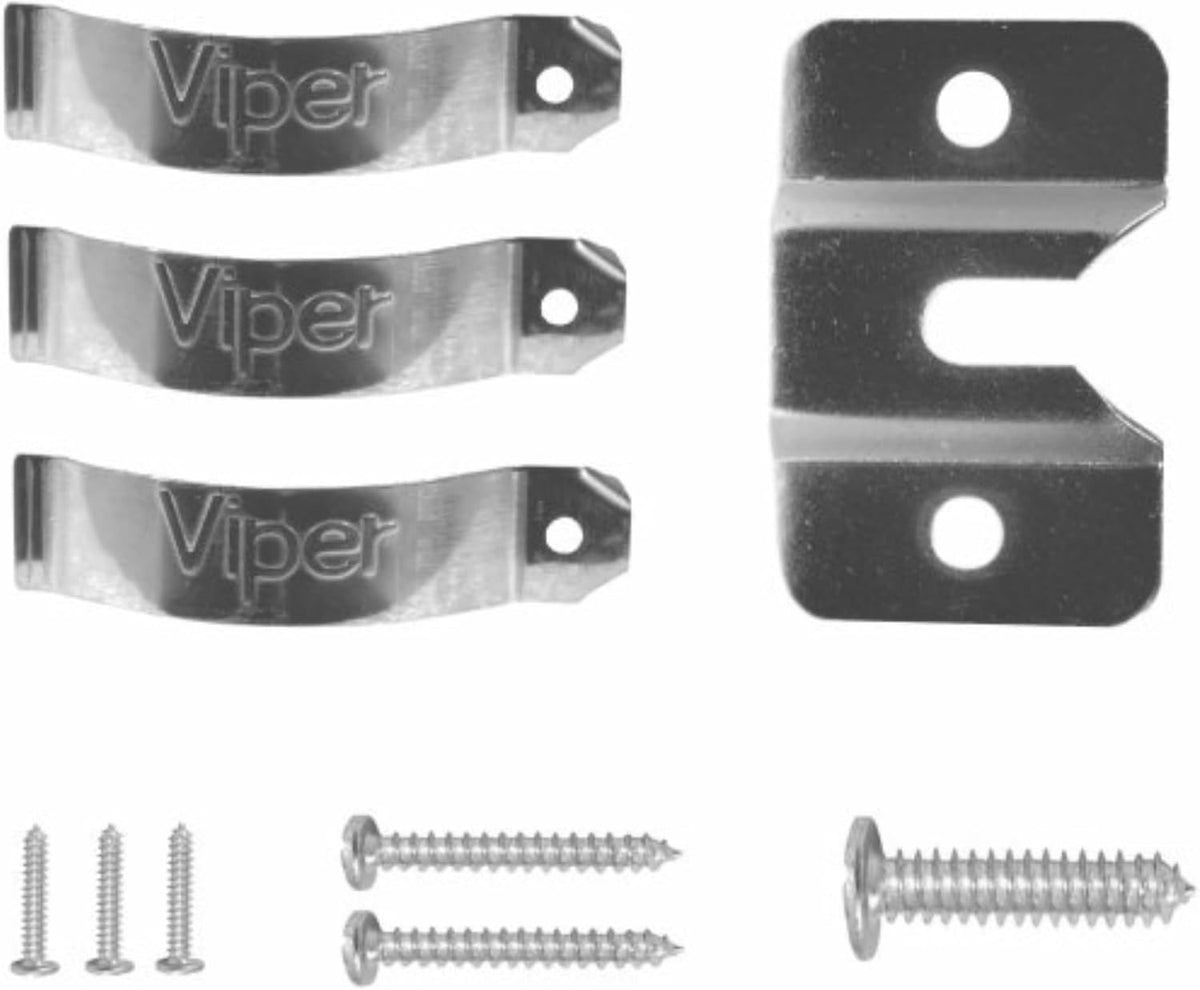 Universal Dartboard Mounting Hardware Kit in Silver – Easy Install & Stability