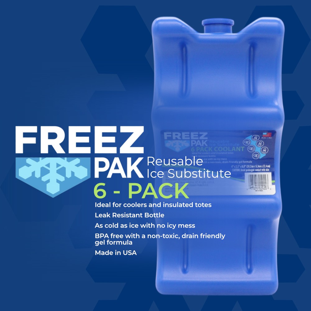 Reusable Ice Block for 12oz Cans - Keeps Drinks Cold, 4 Pack