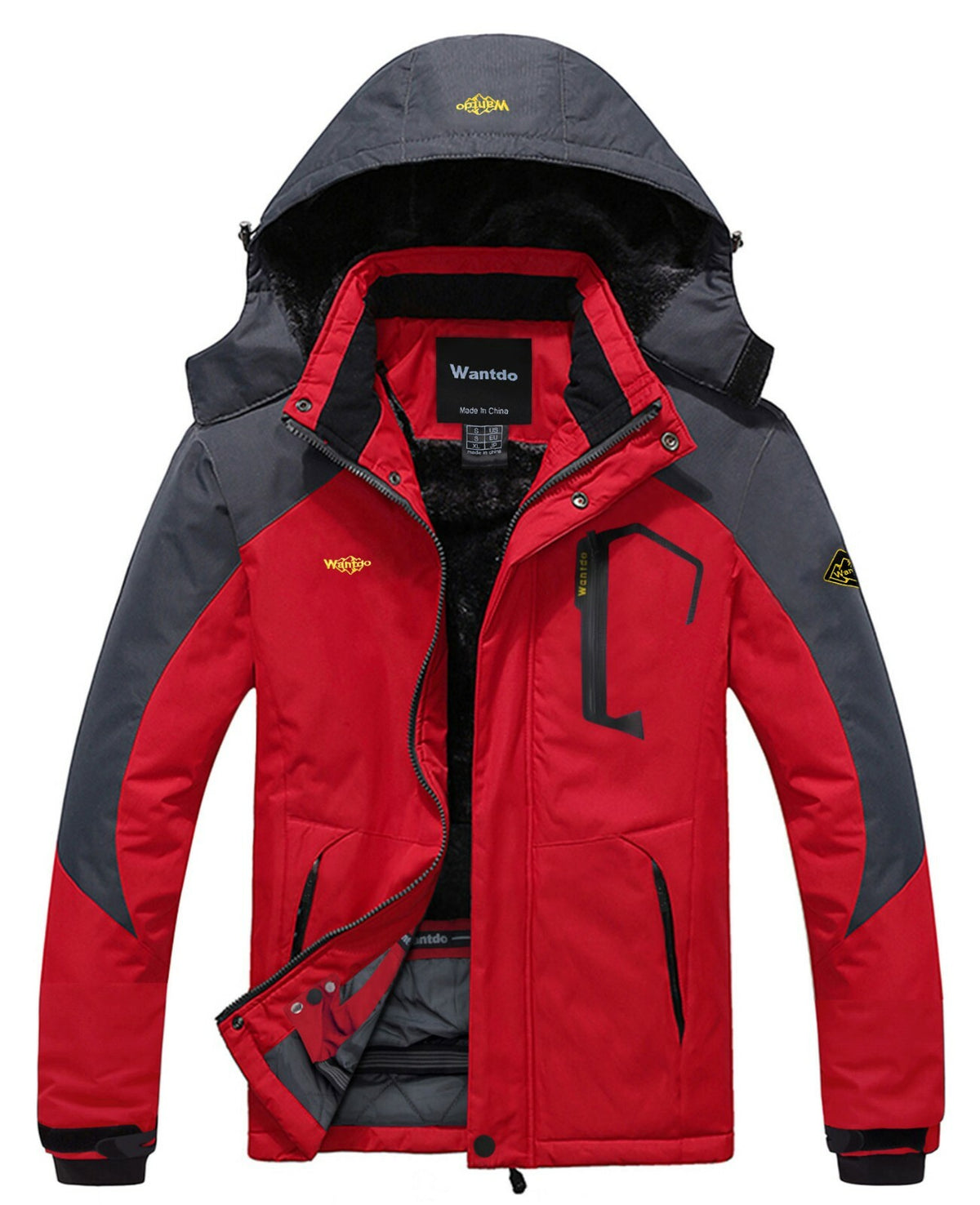 Men's Waterproof Winter Jacket - Warm Ski & Snowboarding Coat with Hood