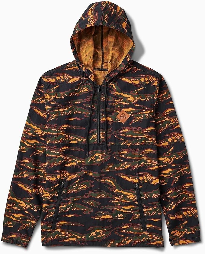 Men's Hooded Ripstop Shell Jacket - Camouflage, Size XL