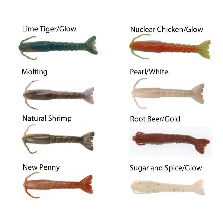 Saltwater Fishing Lure Shrimp 3-4 Inch - Berkley Gulp! Bait for Pier & Reef Fishing