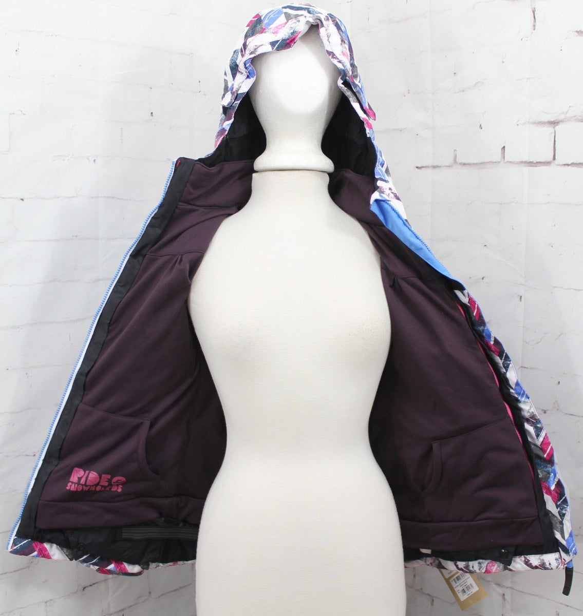 Girls 3-in-1 Snow Jacket with Fleece Liner Chevron Print Youth Outerwear