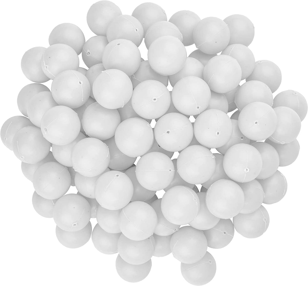 3/4" Mini Ping Pong Balls (100 Pack) 19mm White – Table Tennis / Beer Pong