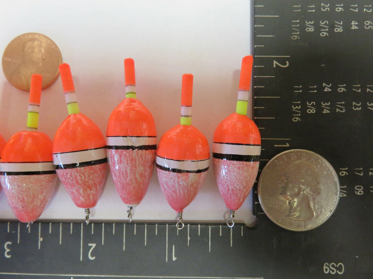 Wood Slip Floats for Fishing Set - Handcrafted Bobbers for All Seasons