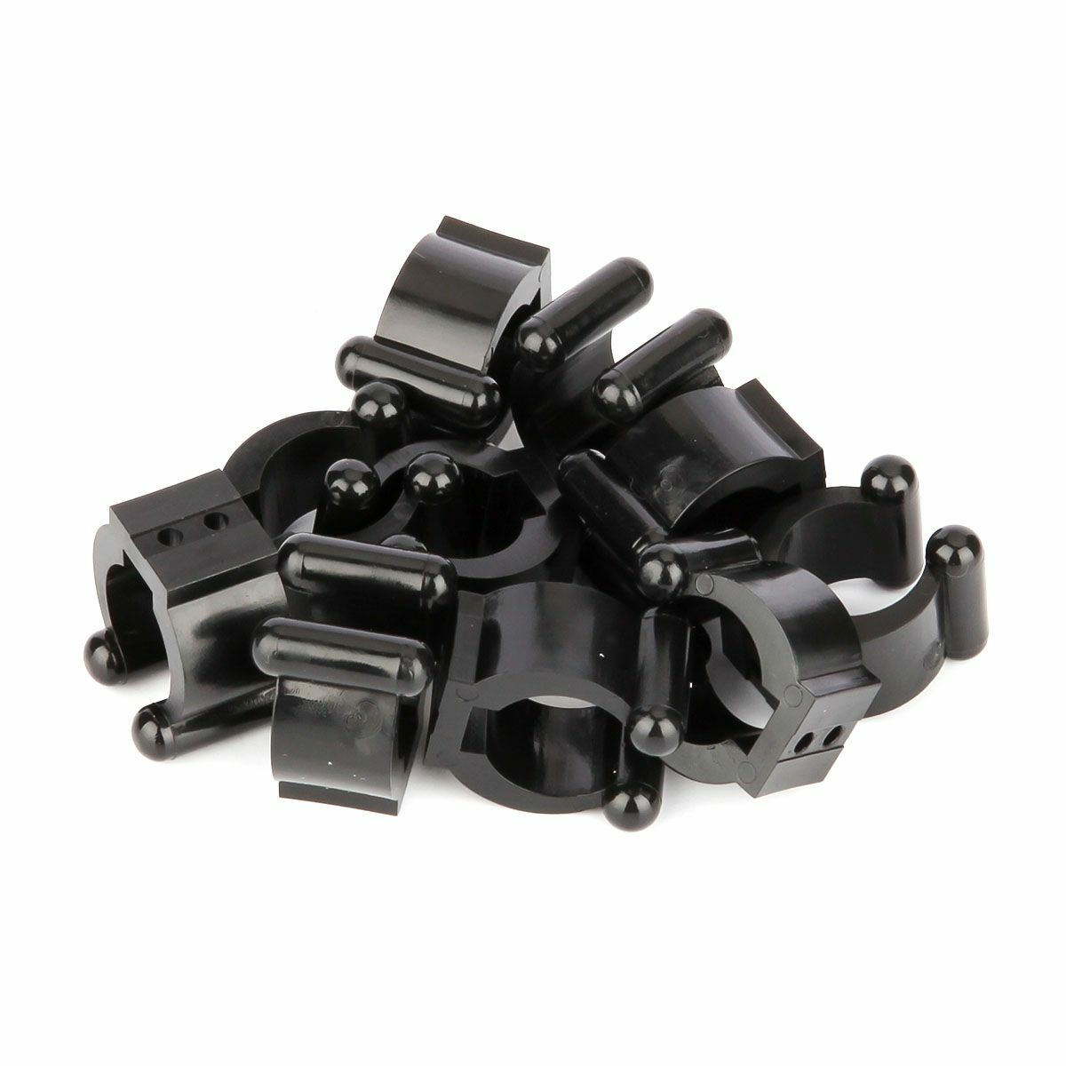 Wall Mounted Fishing Rod Storage Clips Clamps Organizer - Pack of 10, 20, or 30