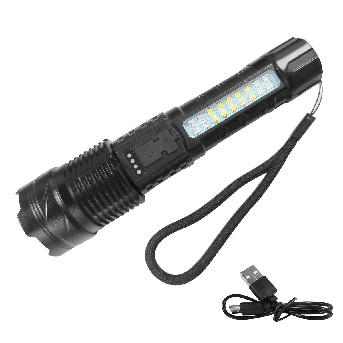 95000000LM High Power Rechargeable Tactical LED Flashlight Zoomable & Waterproof