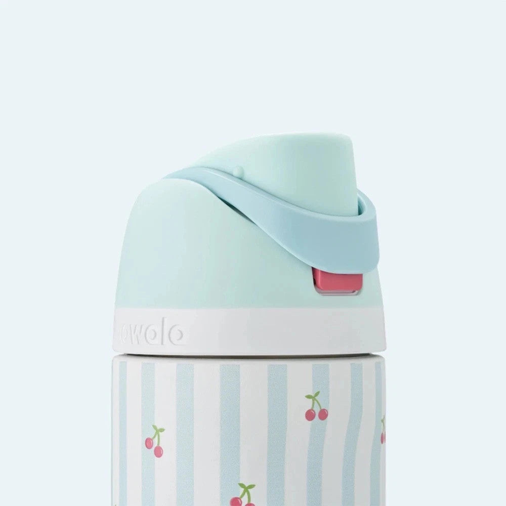 32oz Insulated Stainless Steel Water Bottle with Leakproof Lid - Cherry Print