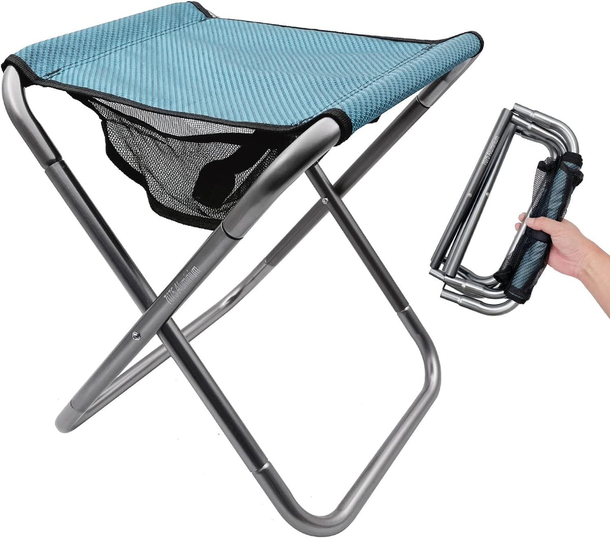 Portable Mini Folding Stool Camping Chair with 150 lbs Capacity