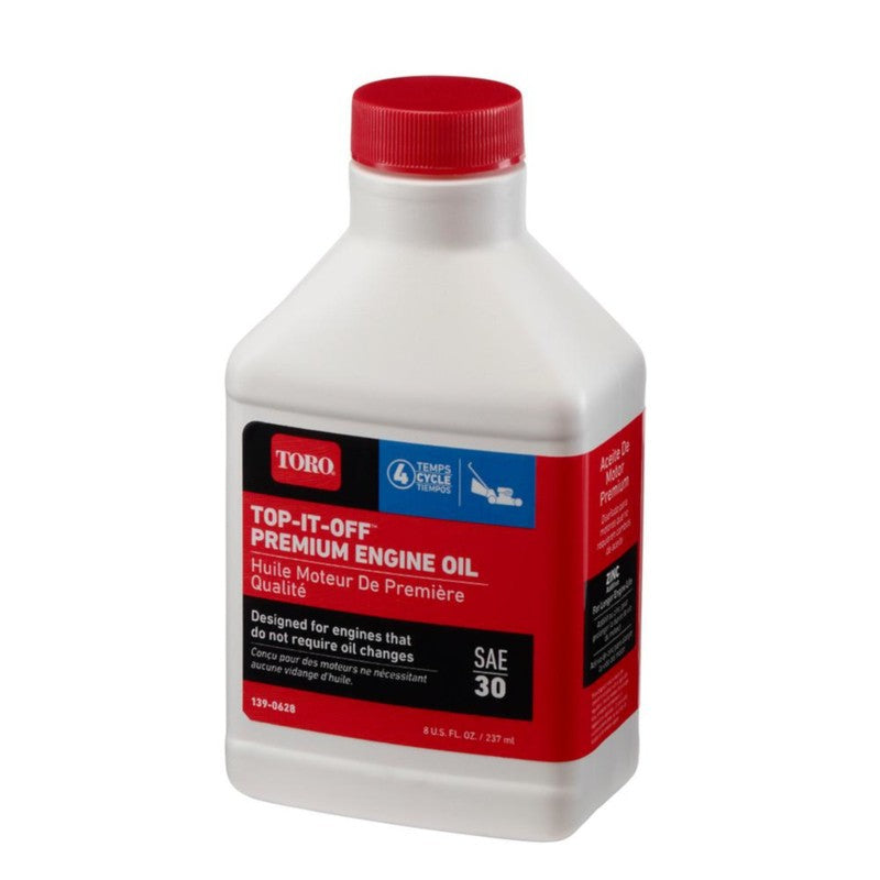 Toro SAE 30 4-Cycle Engine Oil - 8 oz Premium Motor Oil