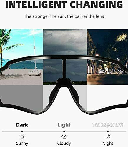 Polarized Cycling Sunglasses Windproof Men's Bike Goggles