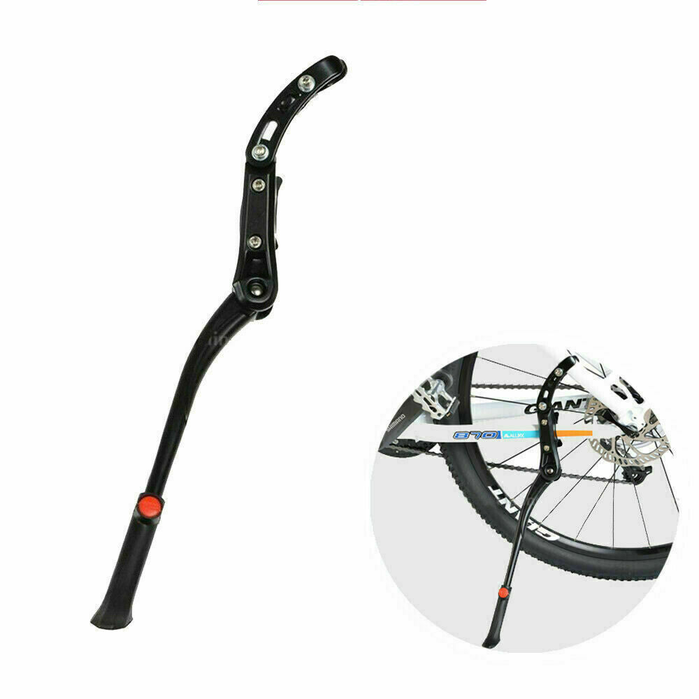 Adjustable Bike Kickstand for 24-29 Inch Bicycles Alloy Black