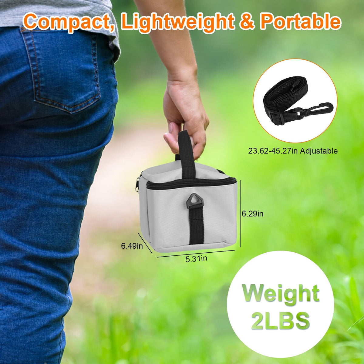 Portable Camping Gas Stove with Carry Bag 12000W Backpacking Cooker