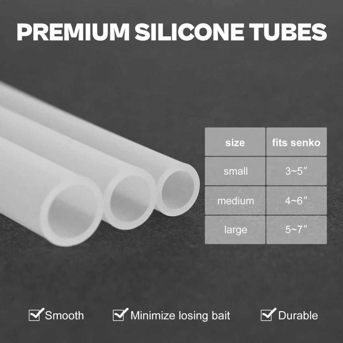 Fishing Wacky Rig O Ring Tool Kit - Silicone Tubing & Stainless Steel Applicator