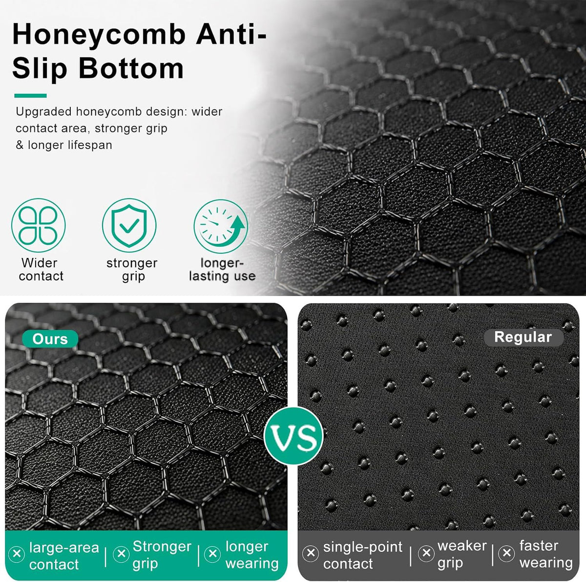 Memory Foam Camping Mattress Pad - 3 Inch Portable Sleeping Pad for Hiking & Travel