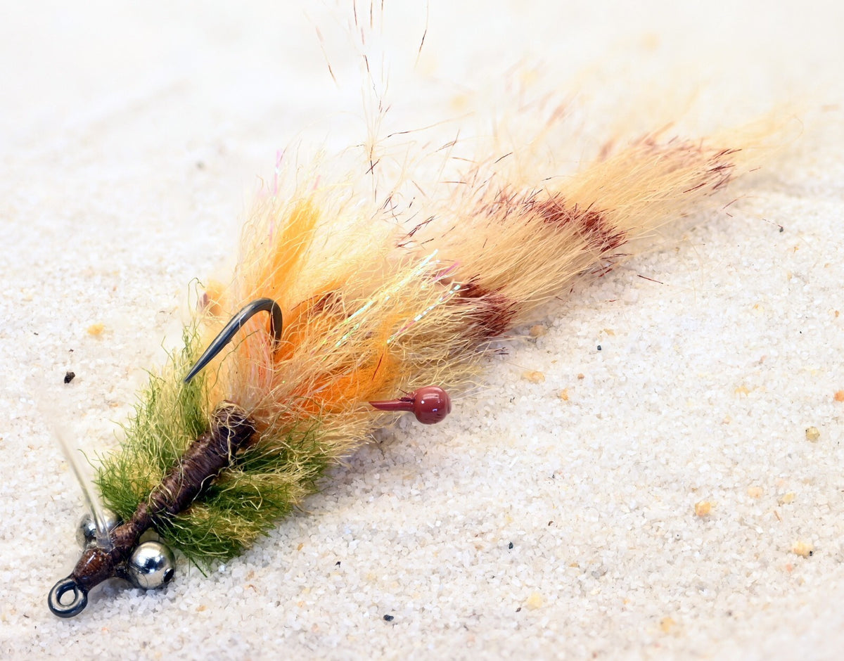Fly Fishing Shrimp Pattern Flies - Multiple Colors, Mustad Hook #2