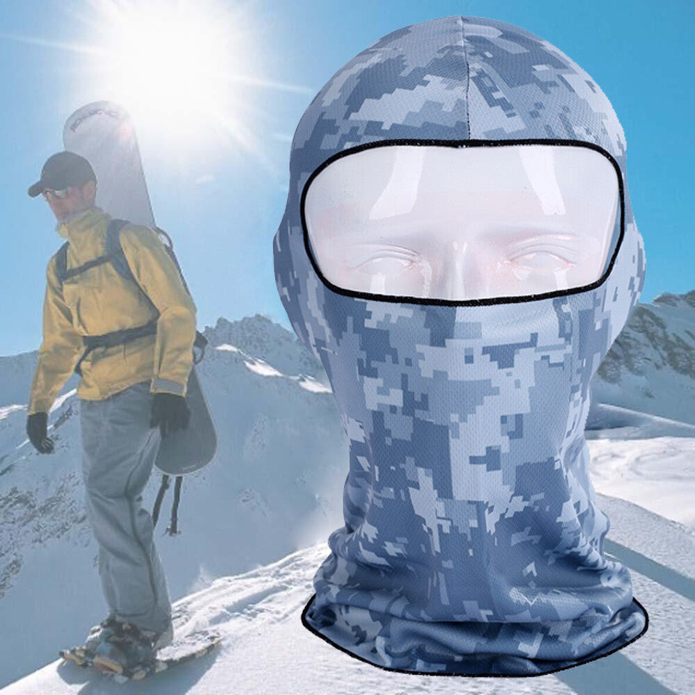 Tactical Halloween Face Mask Balaclava Beanie for Men Women Full Face Cover