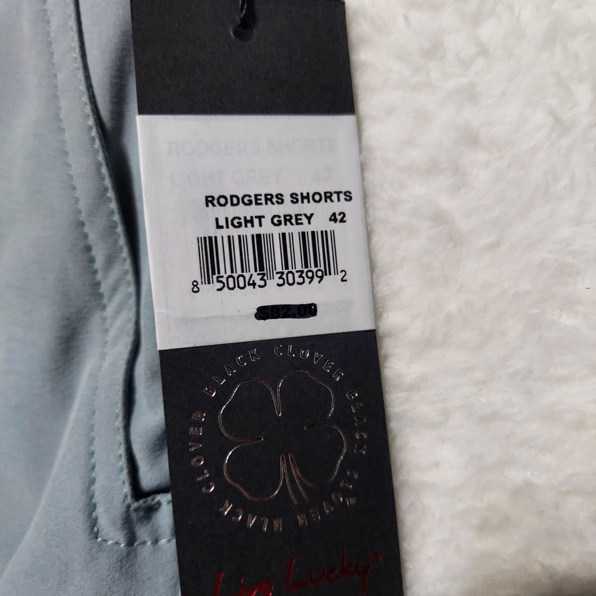 Men's Golf Shorts Light Grey Performance Stretch Athletic Apparel