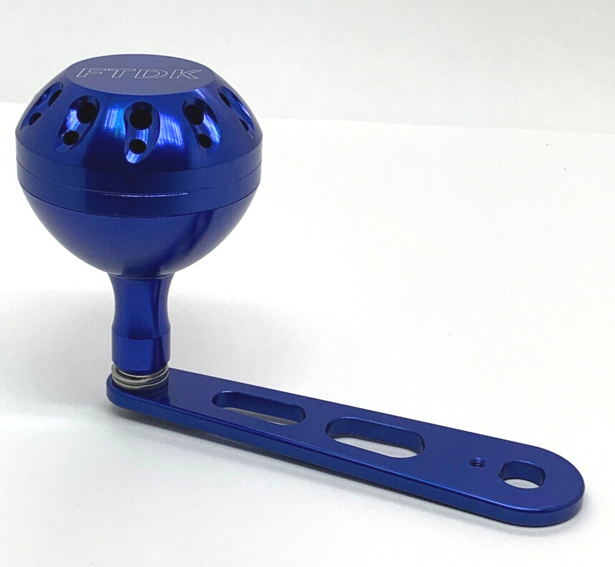 Fishing Reel Handle Kit with 47mm Knob for Saltwater Baitcasting Reels - Custom Aluminum