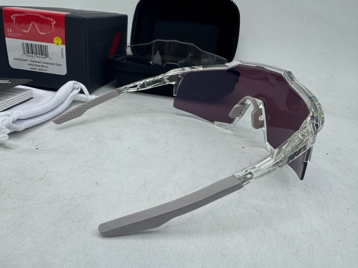 Speedcraft Sport Performance Sunglasses with Blue Mirror Lenses