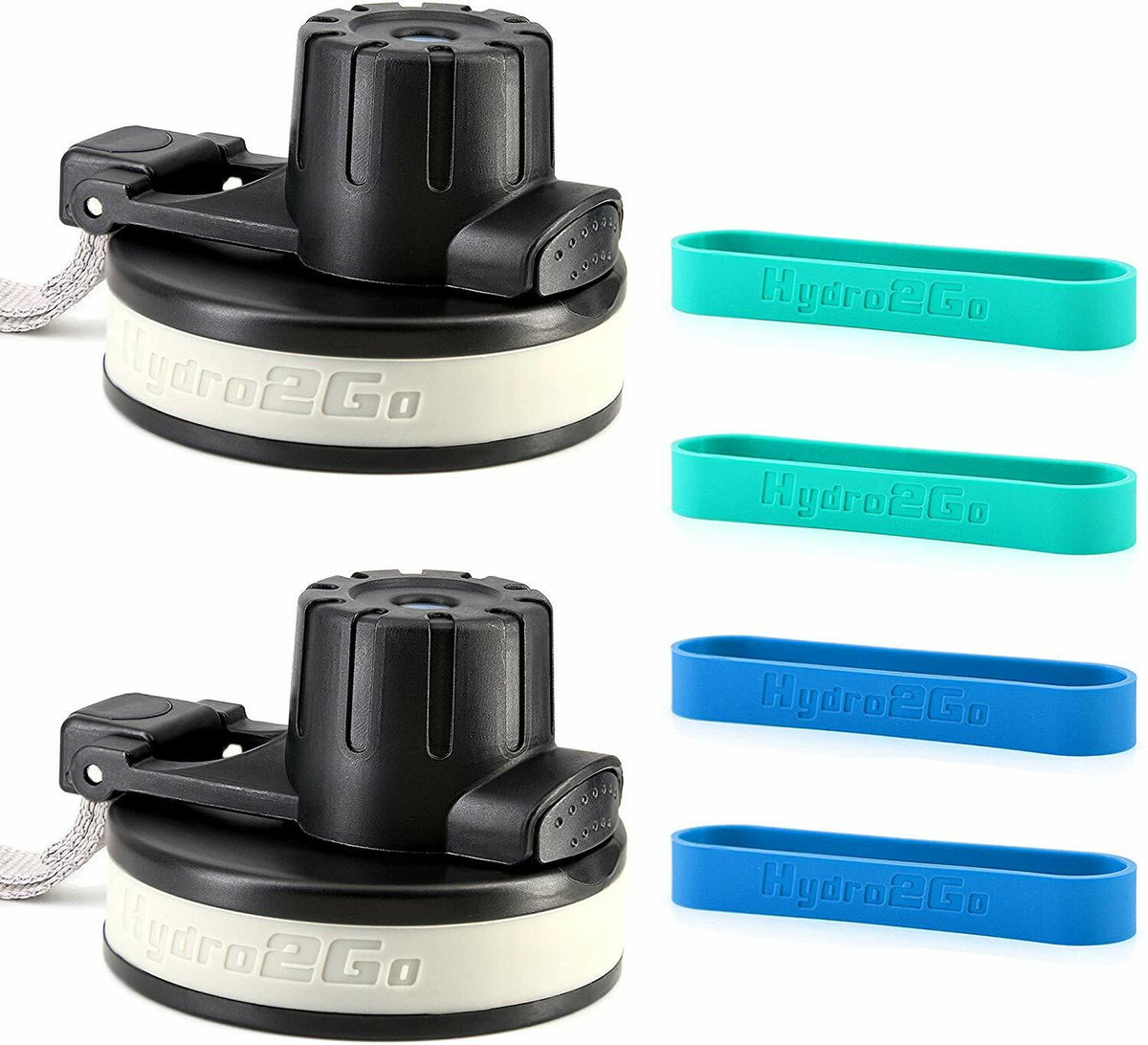 2 Pack Wide Mouth Leak-Proof Flip Lid Replacements for Hydro Flask Bottles