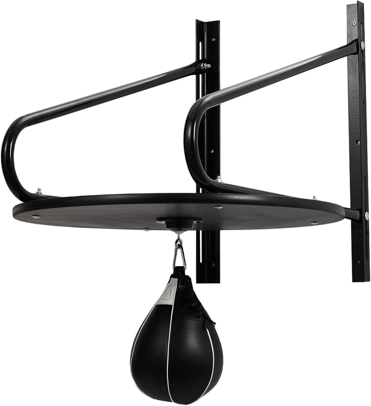 24-Inch Wall Mounted Speed Bag Platform with 360° Swivel for Boxing Training