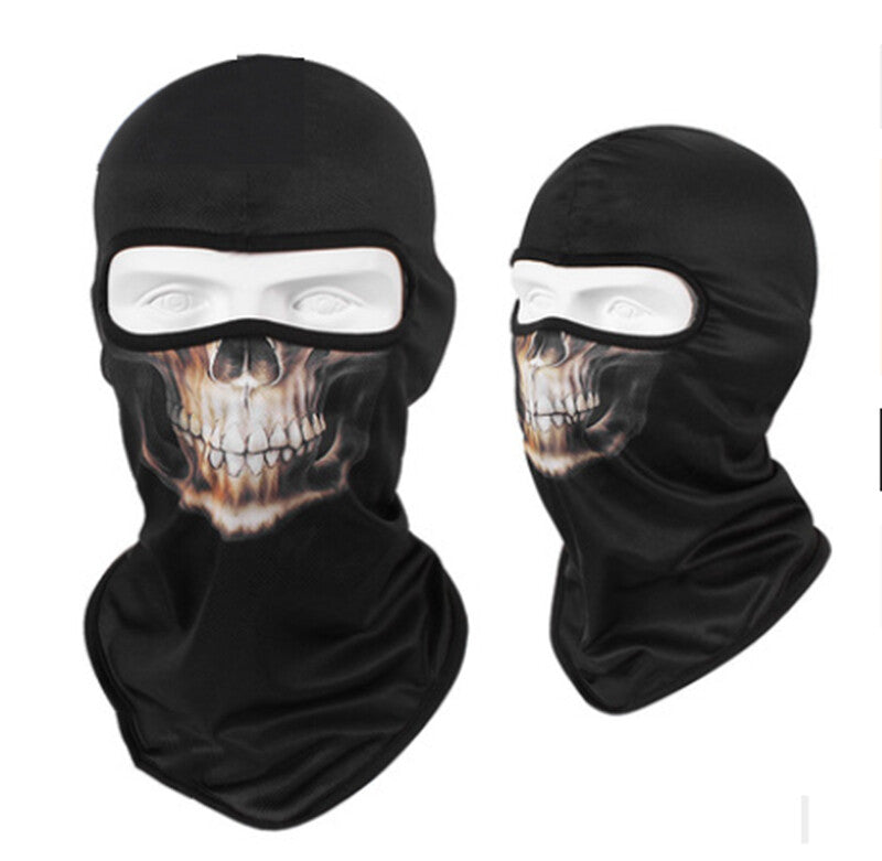 Unisex Skull Ski Mask Balaclava Ghost Bandana Full Face Mask for Outdoor Activities