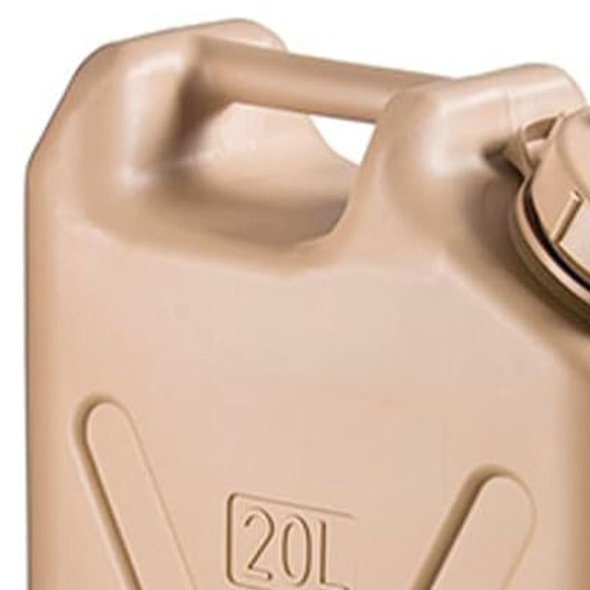 5 Gallon Portable Water Container BPA-Free Camping & Emergency Use Sand