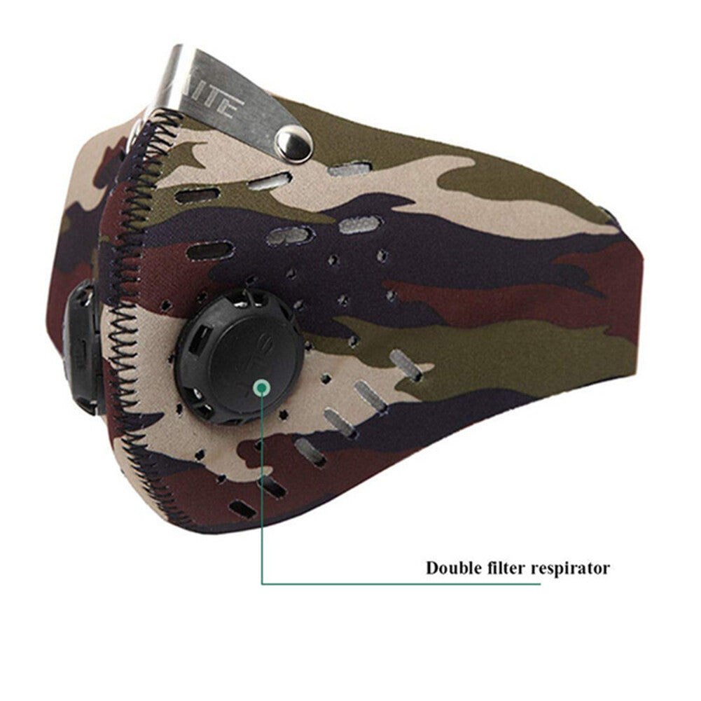 Reusable Dust Mask with Filter for Air Pollution & Respiratory Protection