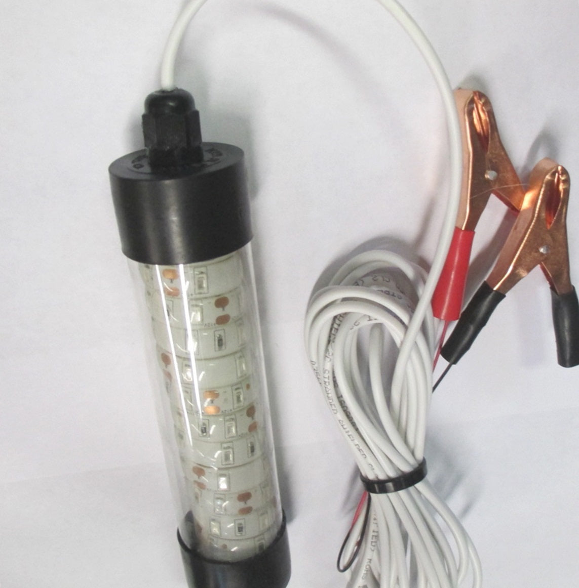 12V Underwater LED Fishing Light for Night Crappie & Marine Use - Multiple Colors