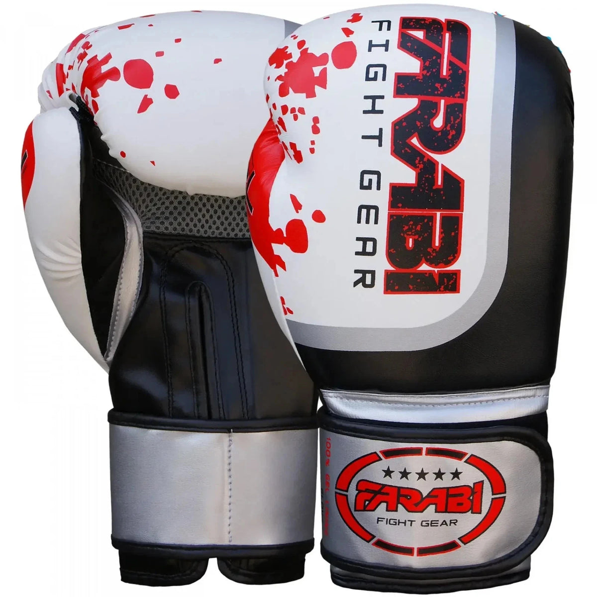 Leather Boxing Gloves Gel Padding Training Sparring MMA Gloves 10-16oz
