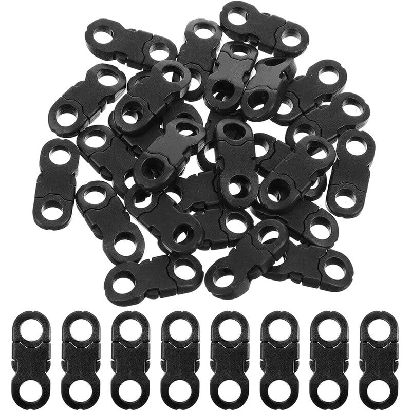 Mini Plastic Breakaway Buckles 6mm for Paracord Bracelets and DIY Crafts