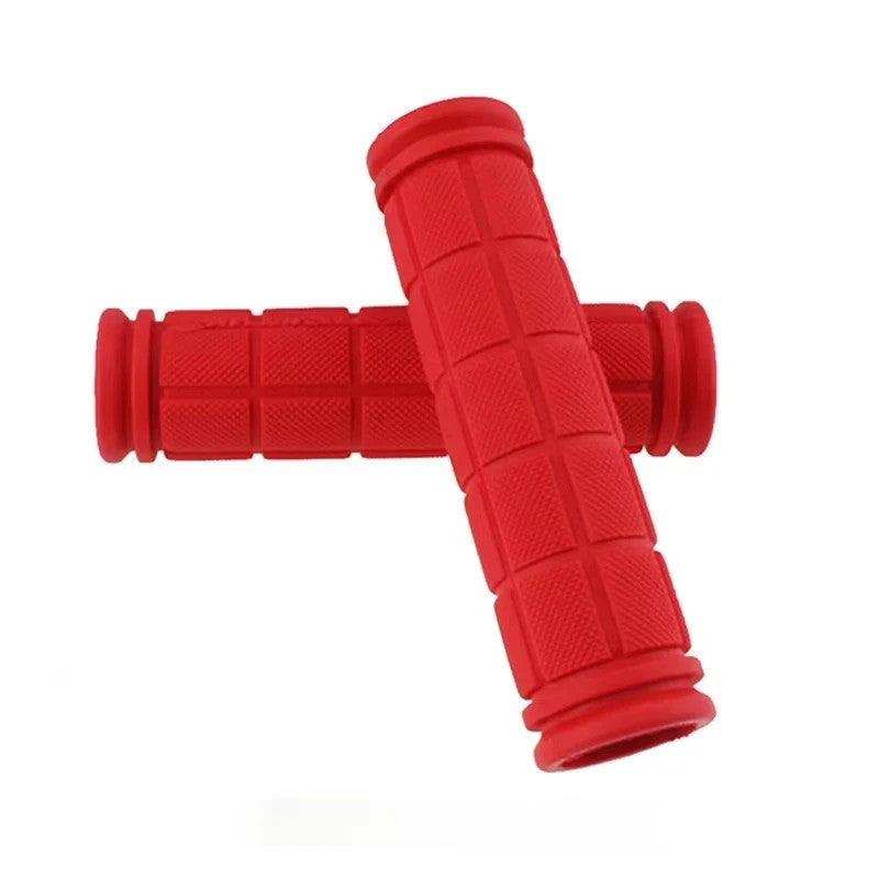 Bike Handlebar Grips - Non-Slip Soft Rubber Pair for BMX MTB Cycling