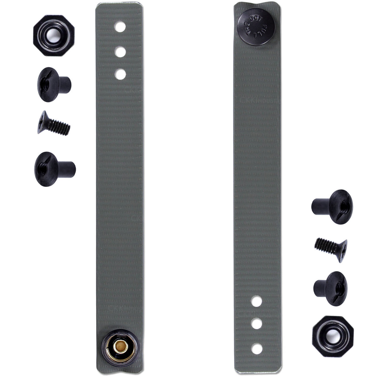 IWB Soft Loops with Pull-the-Dot Security Snaps & Mounting Hardware - 2 Pack