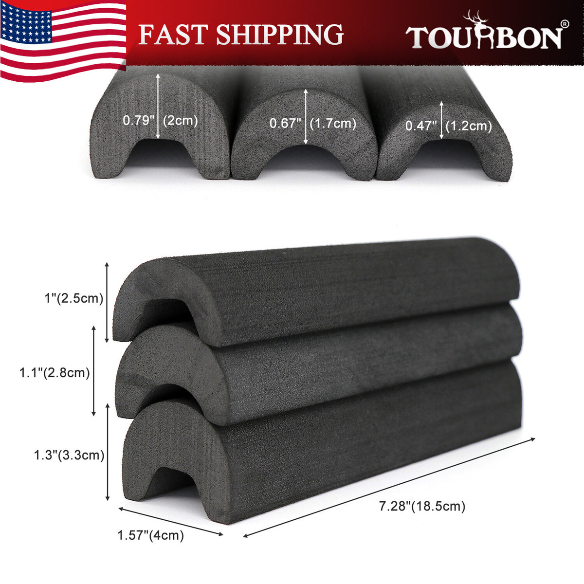 EVA Foam Cheek Pad Set for Rifle and Shotgun - Interchangeable, Customizable, Pack of 3