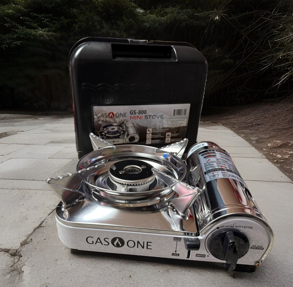 Portable Gas Stove 7650 BTU Single Burner Camping Cooking Stove