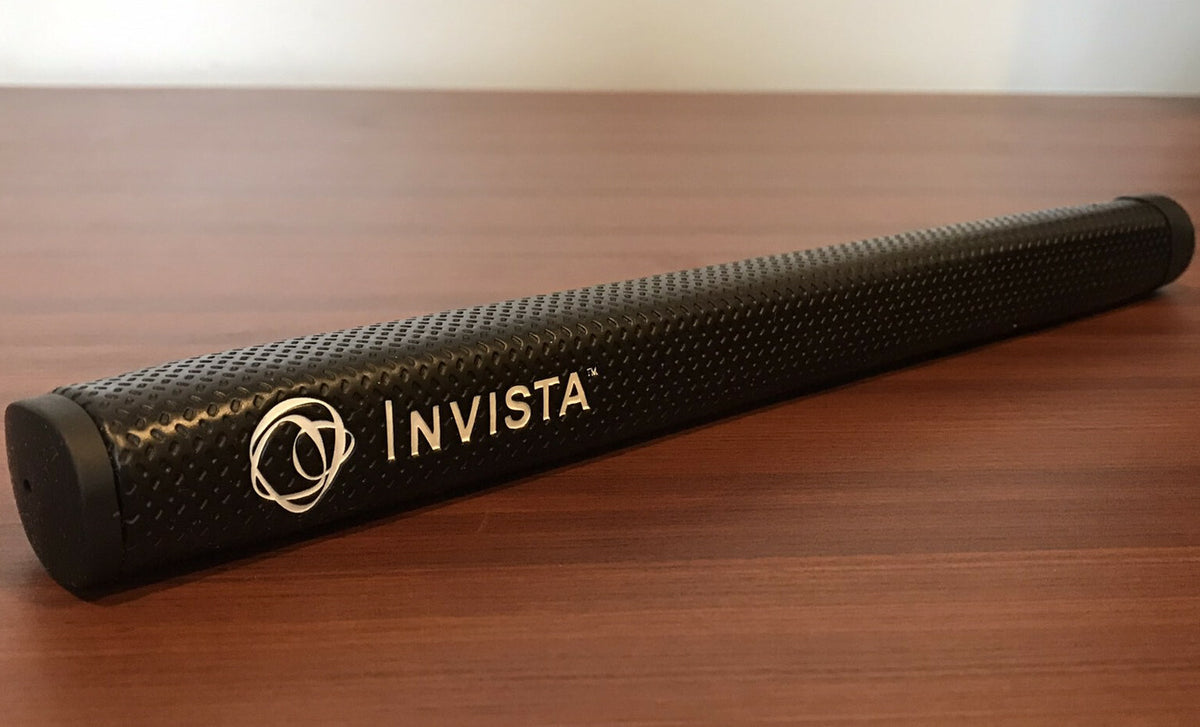 Golf Putter Grip Tacky Paddle Standard Black White Invista Logo