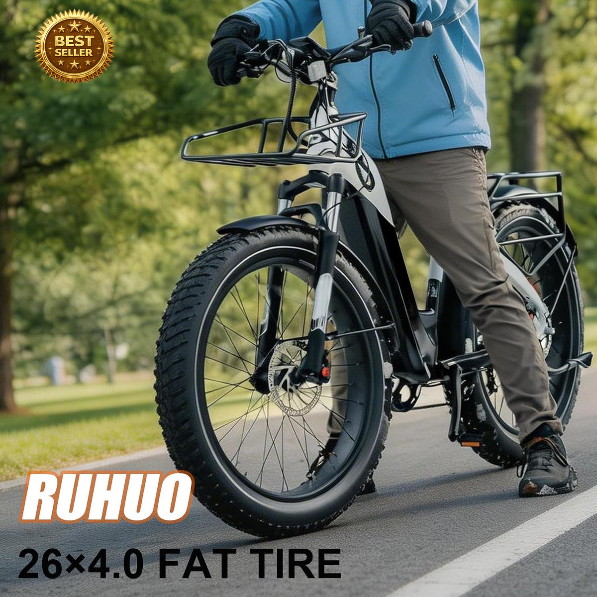 26x4.0 Fat Bike Tire and Inner Tube Set - Mountain & E-Bike Replacement