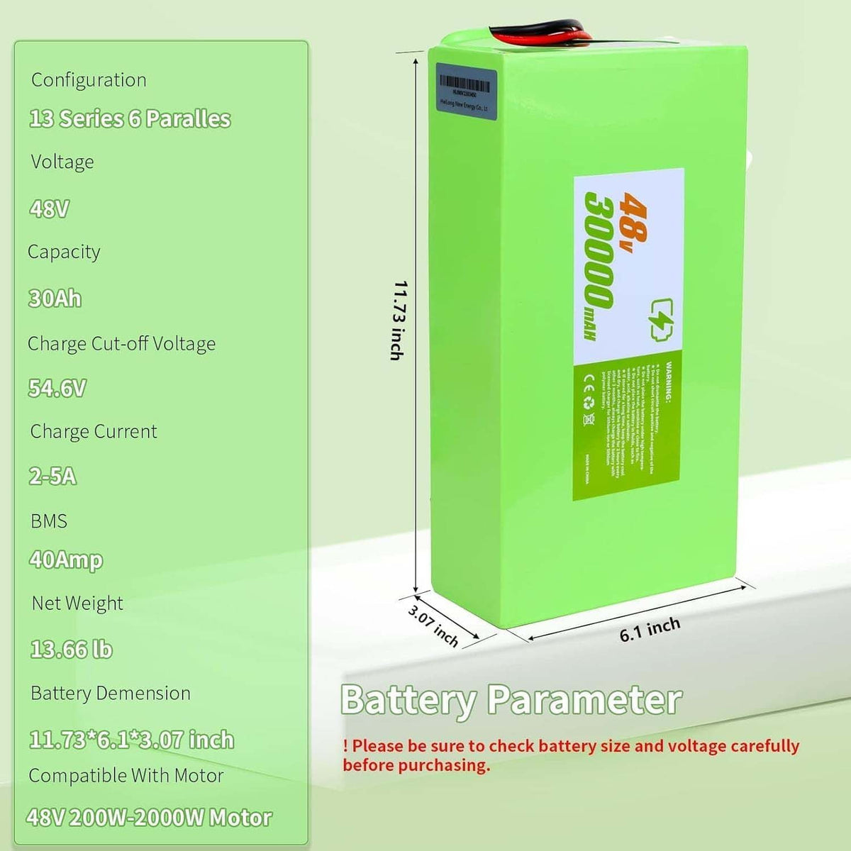 High-Performance Electric Bicycle Battery Pack - Multiple Volt & Capacity Options