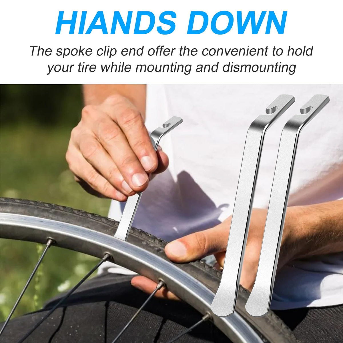 Bike Tire Levers Set of 4 - Bicycle Tire Removal & Repair Tools