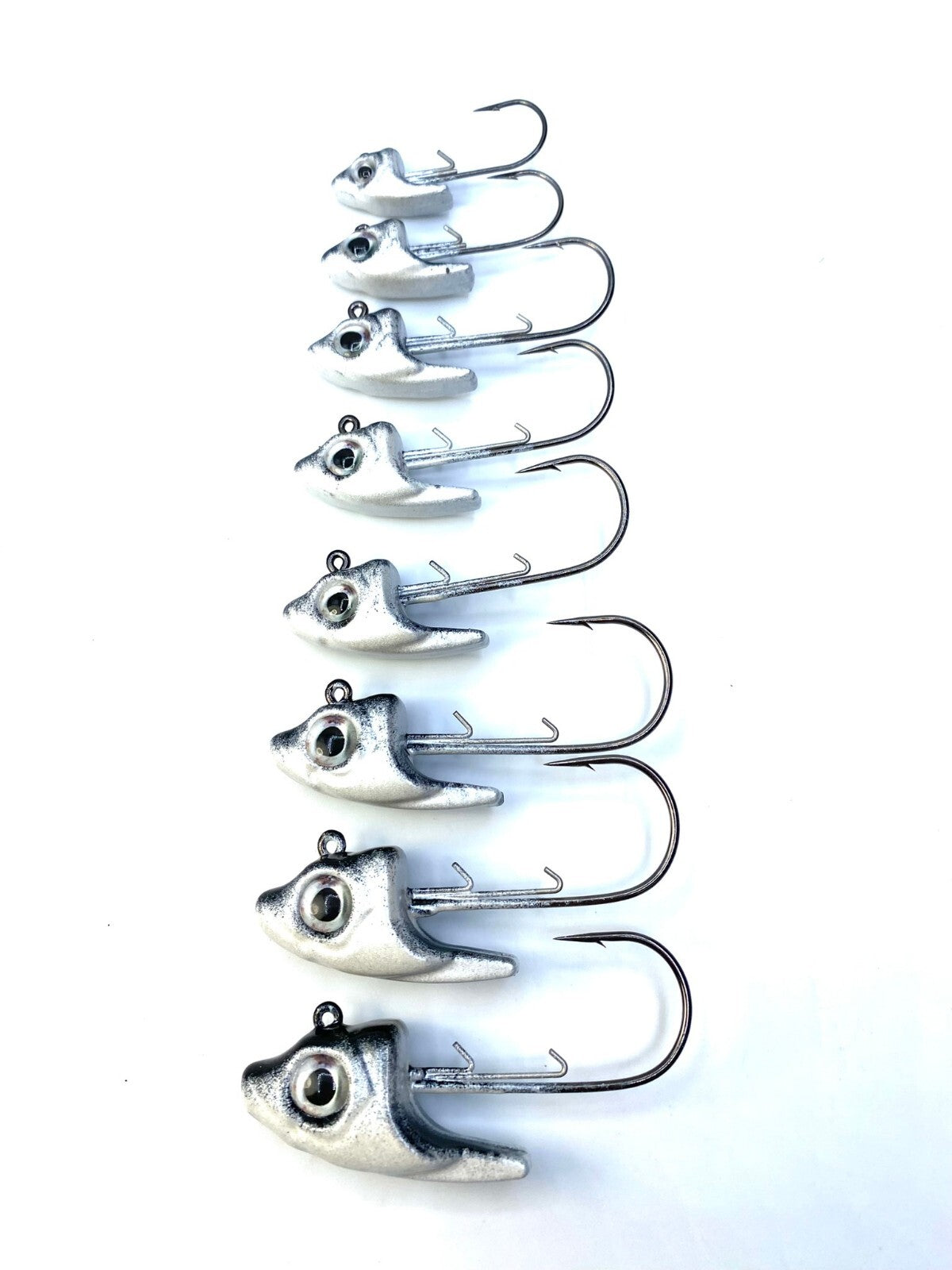 Ledge Knocker Swimbait Jig Heads with 3D Eyes - Multiple Weights & Hooks