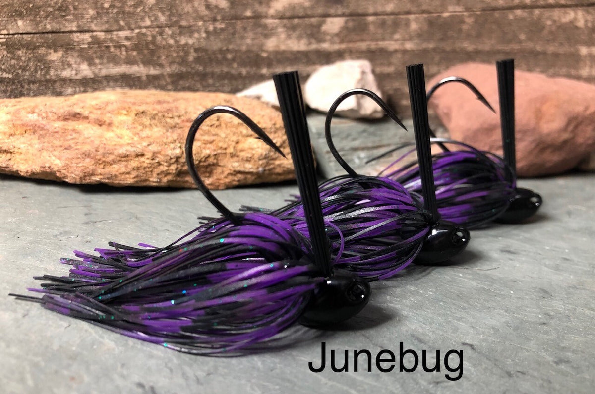 Bass Fishing Jigs Set - Weedless Flipping Jigs for Heavy Cover, Multiple Colors & Weights