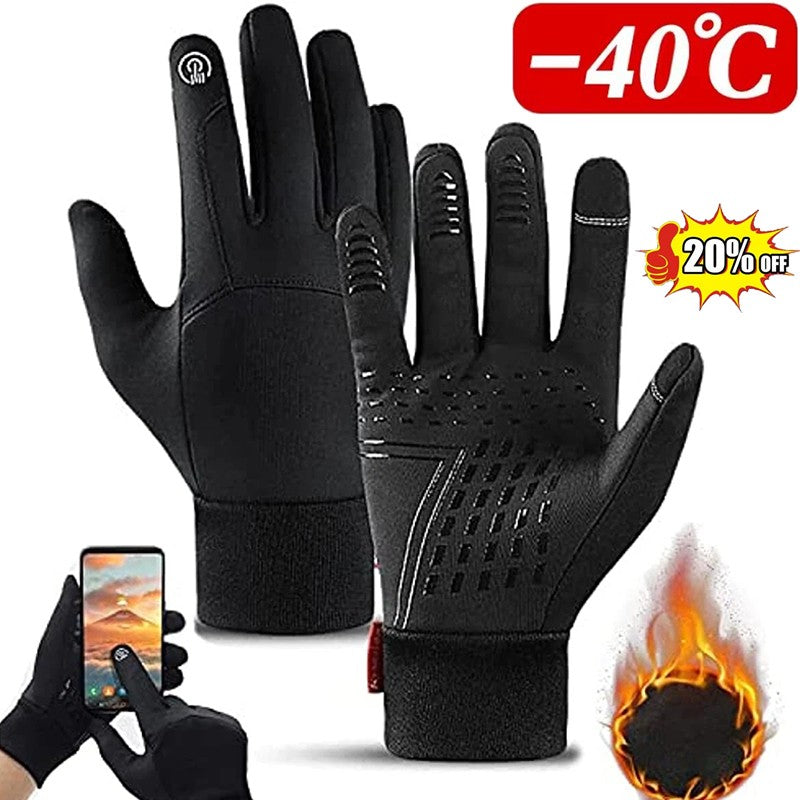Thermal Waterproof Winter Gloves for Men Women - Touch Screen Mittens, Ski & Outdoor