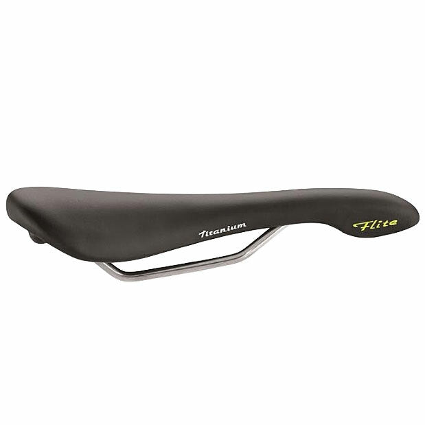 Lightweight Bicycle Saddle - Selle Italia Flite 1990 Classic Titanium Black