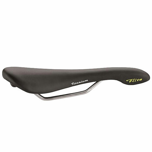 Lightweight Bicycle Saddle - Selle Italia Flite 1990 Classic Titanium Black