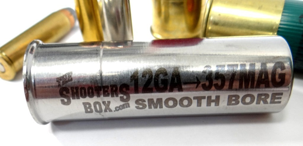 12 Gauge to 357 Magnum Shotgun Adapter Chamber Reducer Stainless Steel