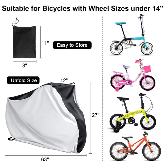 Outdoor Waterproof Bicycle Cover with Buckle - Dustproof & Sunproof for All Weather