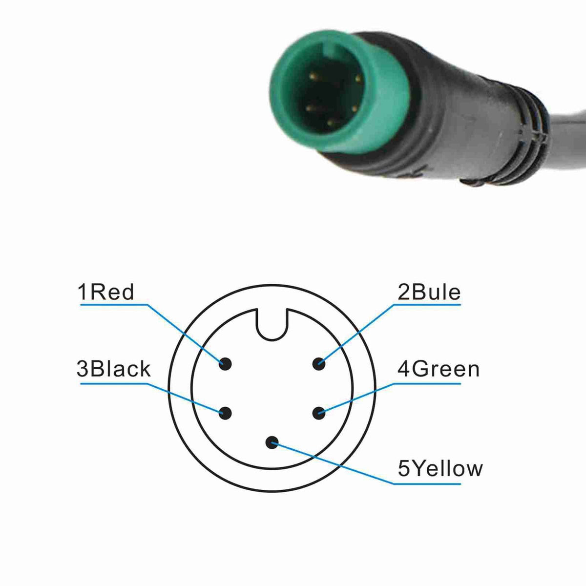 Electric Bike LCD Display 24-60V Speed & Battery Monitor Waterproof