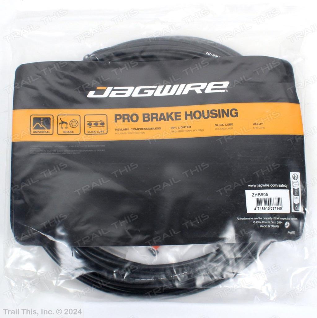 Jagwire 5mm Compressionless Bike Brake Housing 10m Roll Black