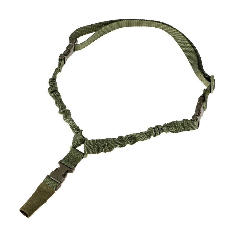 Heavy Duty Tactical Single Point Gun Sling with Quick Detach Buckle