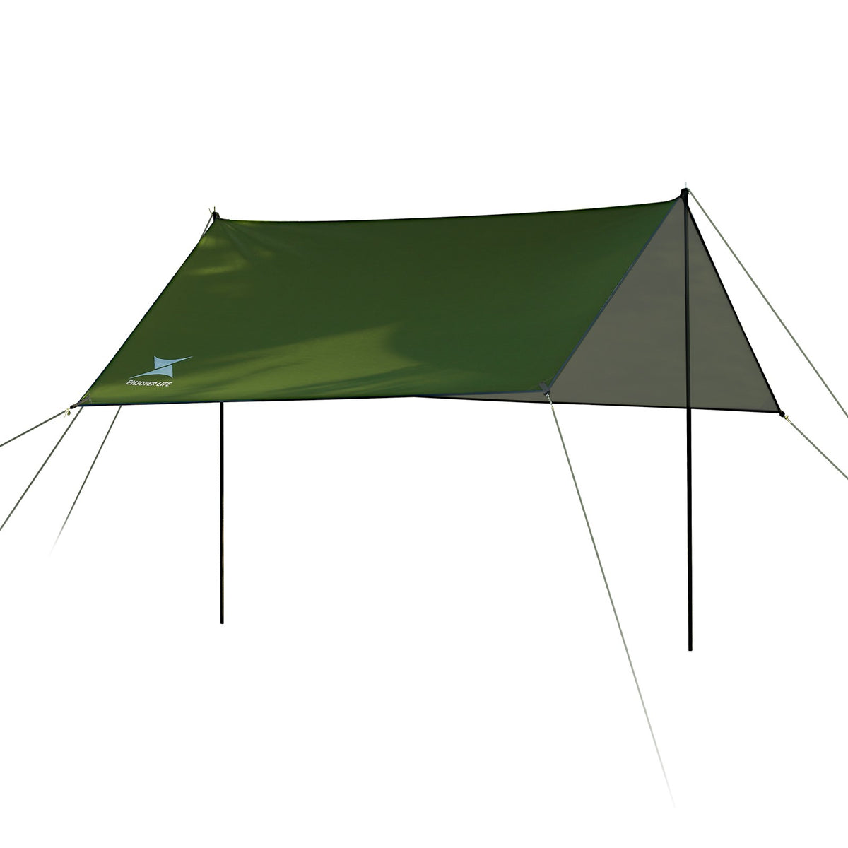 Waterproof Camping Tarp 10FT Rainfly Shelter for Outdoor Hiking & Camping